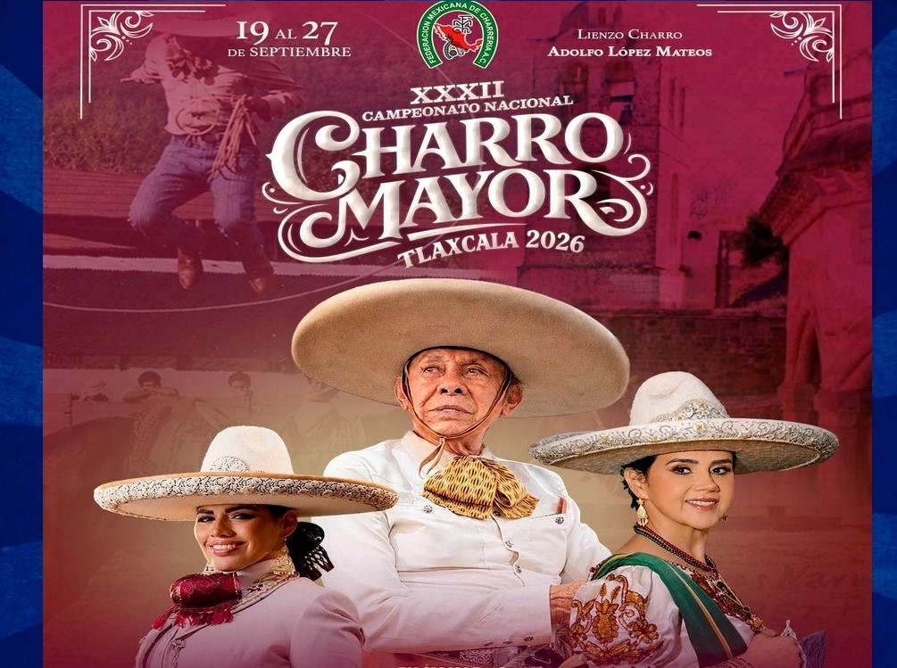 Tlaxcala será sede del campeonato Nacional Charro Mayor 2026
